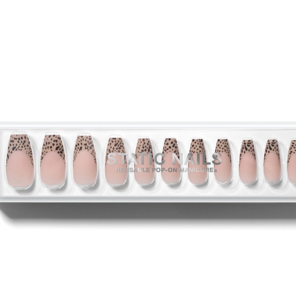 Static Nails - Cheetah French